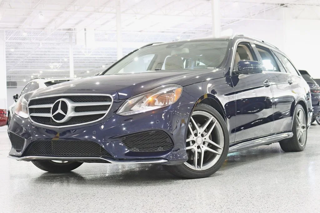 Used 2016 Blue Mercedes-Benz E 350 image 5