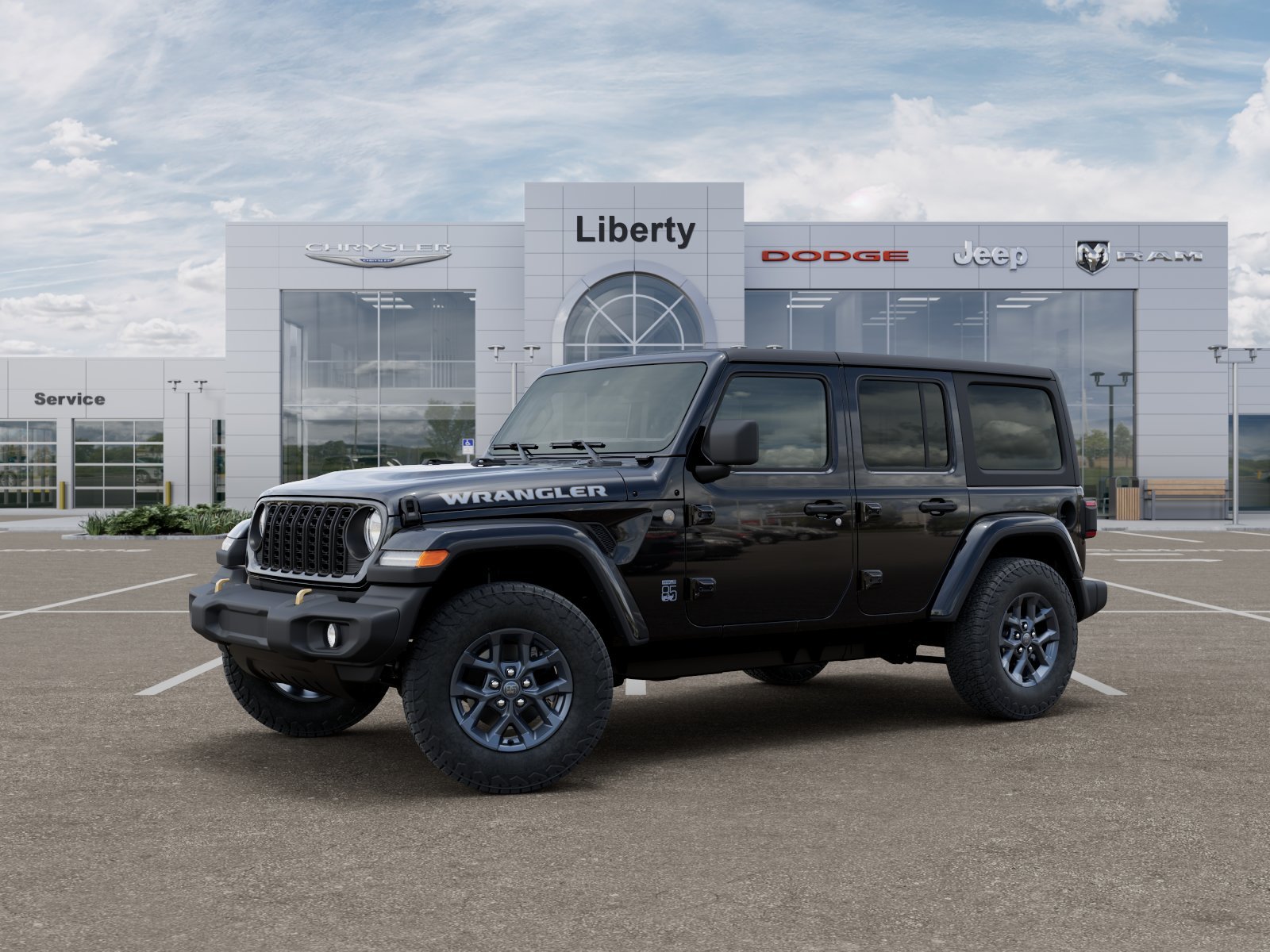 New 2026 Black Clear-Coat Exterior Paint Jeep 85th Anniversary Edition image 35