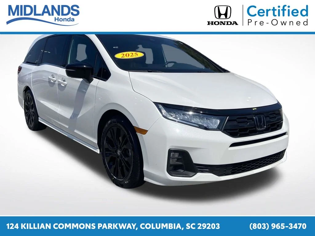 Certified Used 2025 Sonic Gray Pearl Honda Sport-L image 1
