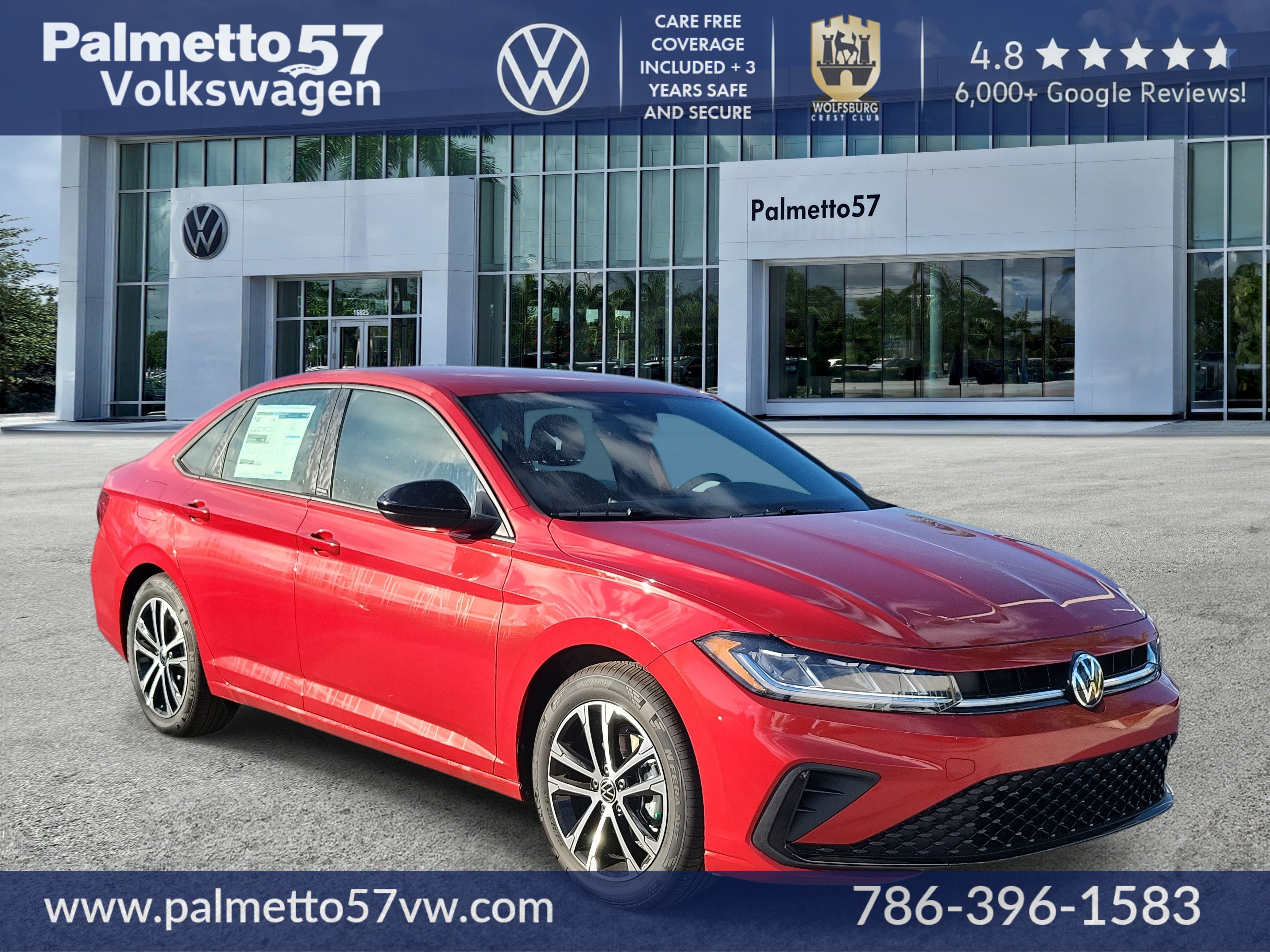 New 2026 Red Volkswagen 1.5T Sport image 1
