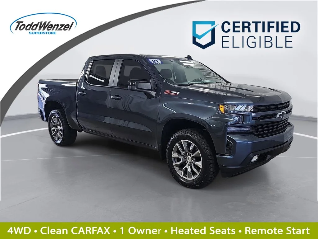 Certified Used 2021 Gray Chevrolet RST image 1