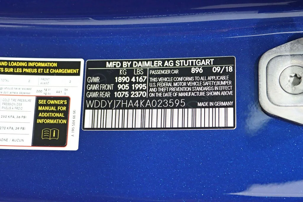 Used 2019 Blue Mercedes-Benz Base image 36