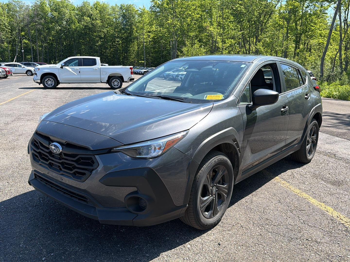 Used 2024 Magnetite Gray Metallic Subaru Base image 12