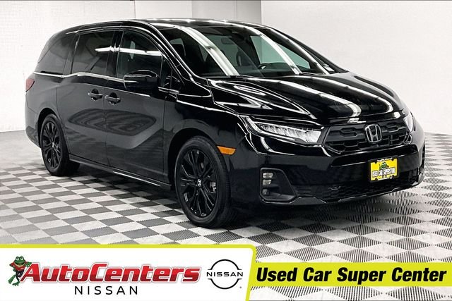 Used 2025 Crystal Black Pearl Honda Sport-L image 1
