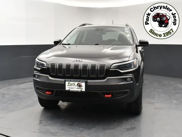 Used 2022 Jeep Cherokee Trailhawk with VIN 1C4PJMBXXND513902 for sale in Burnsville, Minnesota
