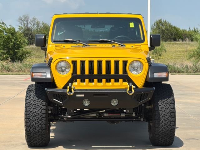 Used 2018 Yellow Jeep Unlimited Sport image 2