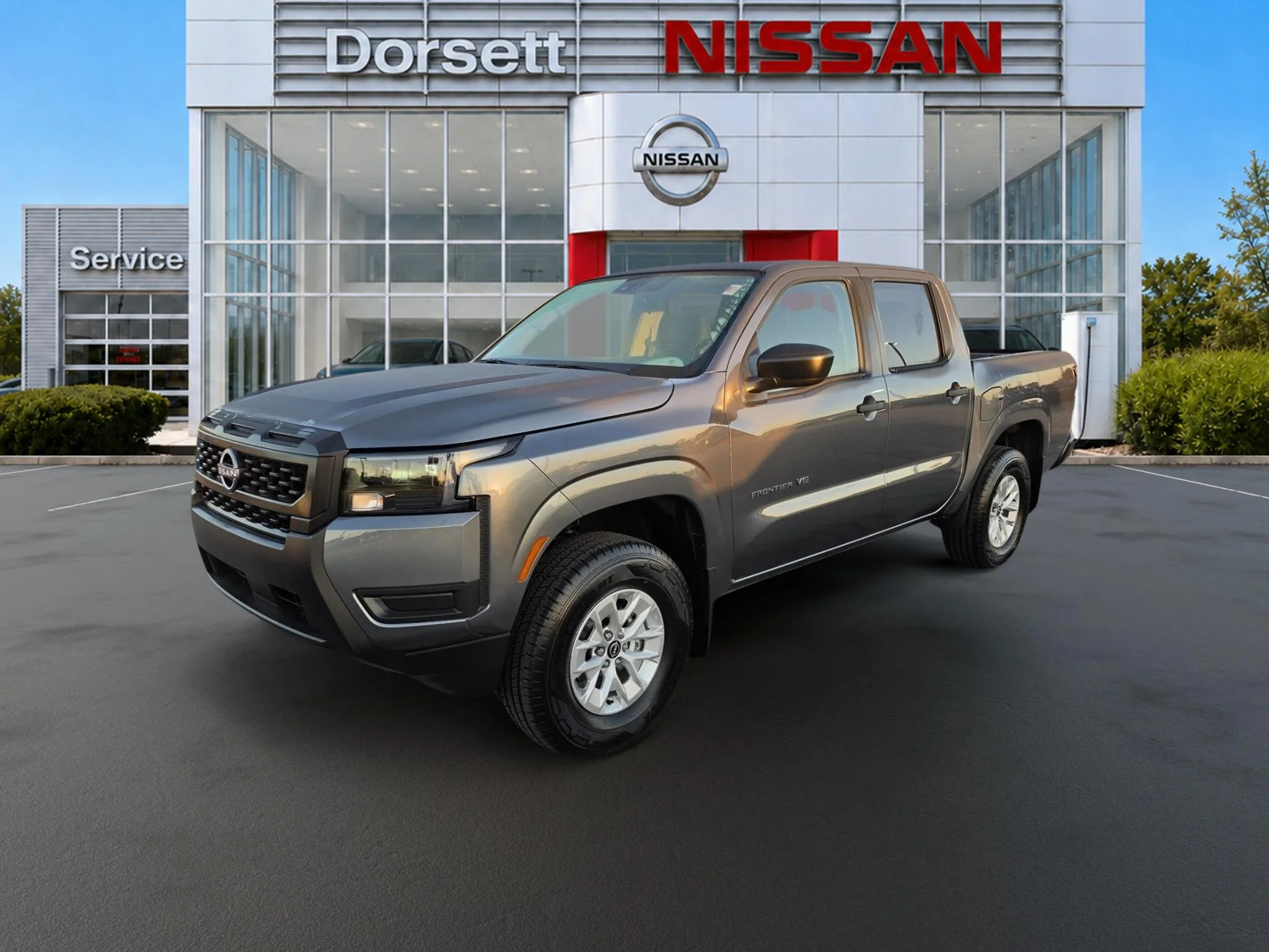 New 2027 Gun Metallic Nissan Crew Cab S image 1
