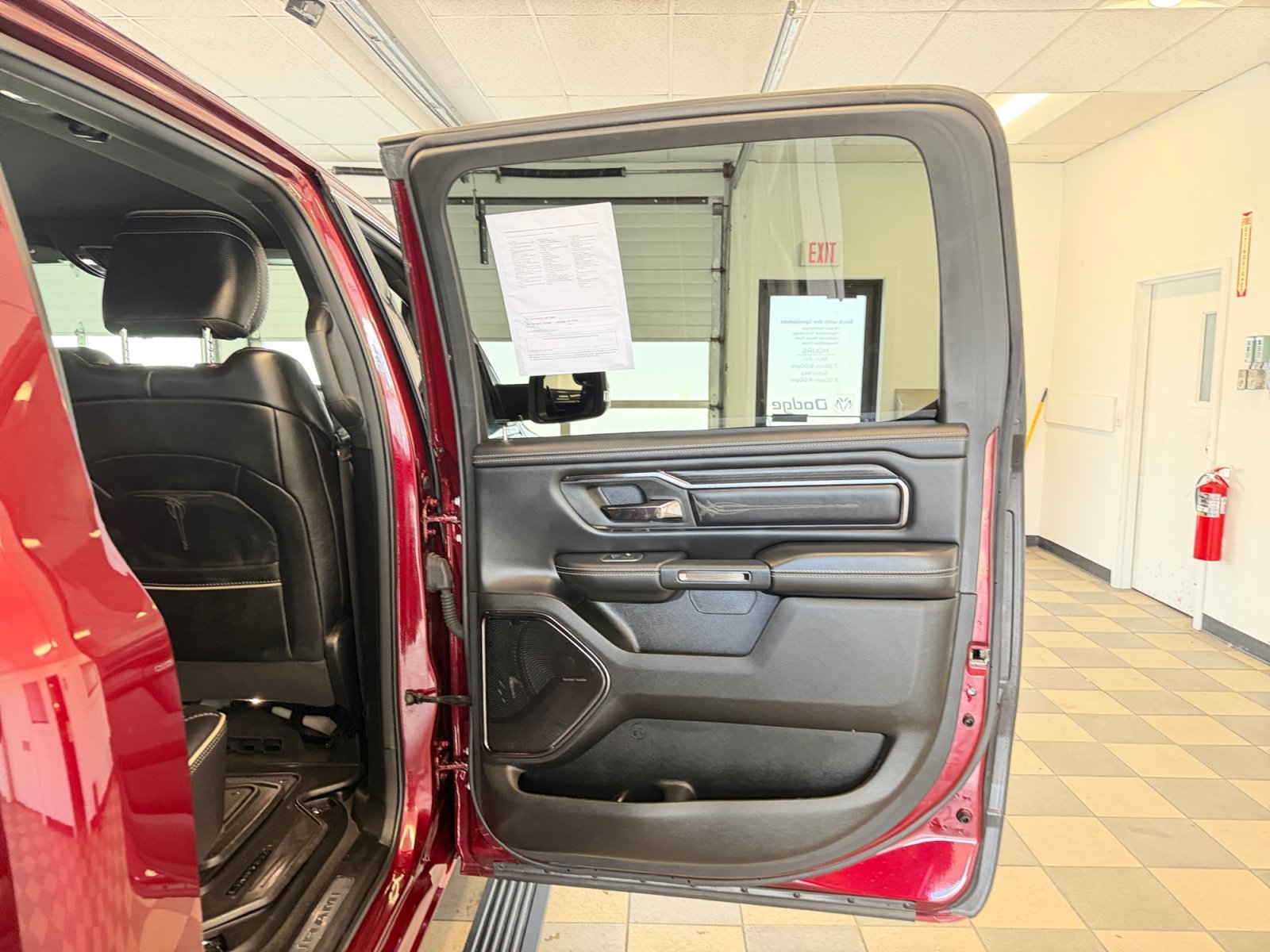 Used 2024 Delmonico Red Pearlcoat Ram Limited image 36