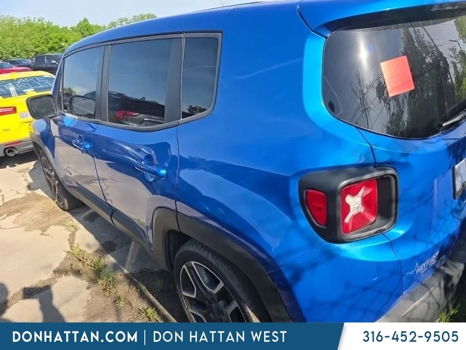 Used 2020 Blue Jeep Sport image 3