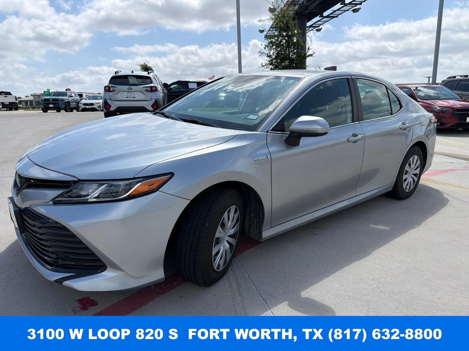 Used 2020 Silver Toyota LE image 1