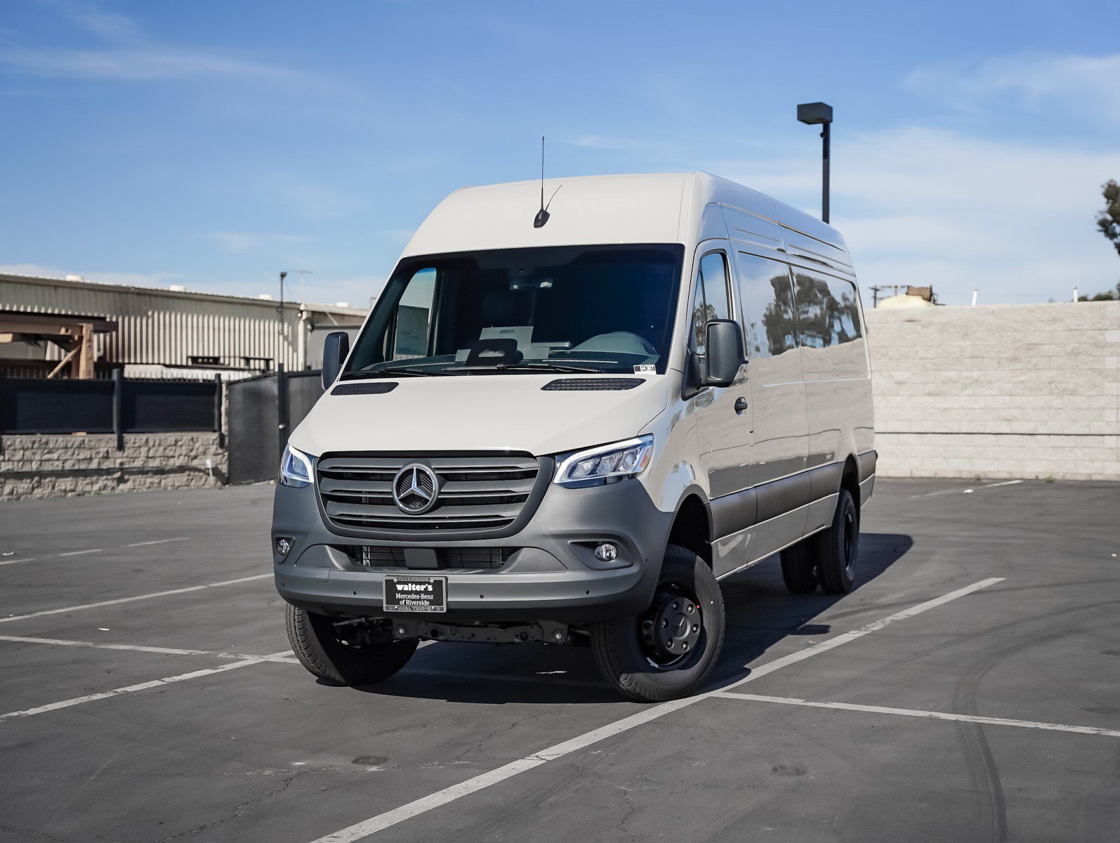 New 2026 Stone Gray Mercedes-Benz 3500XD High Roof I4 Diesel HO 170 AWD image 1