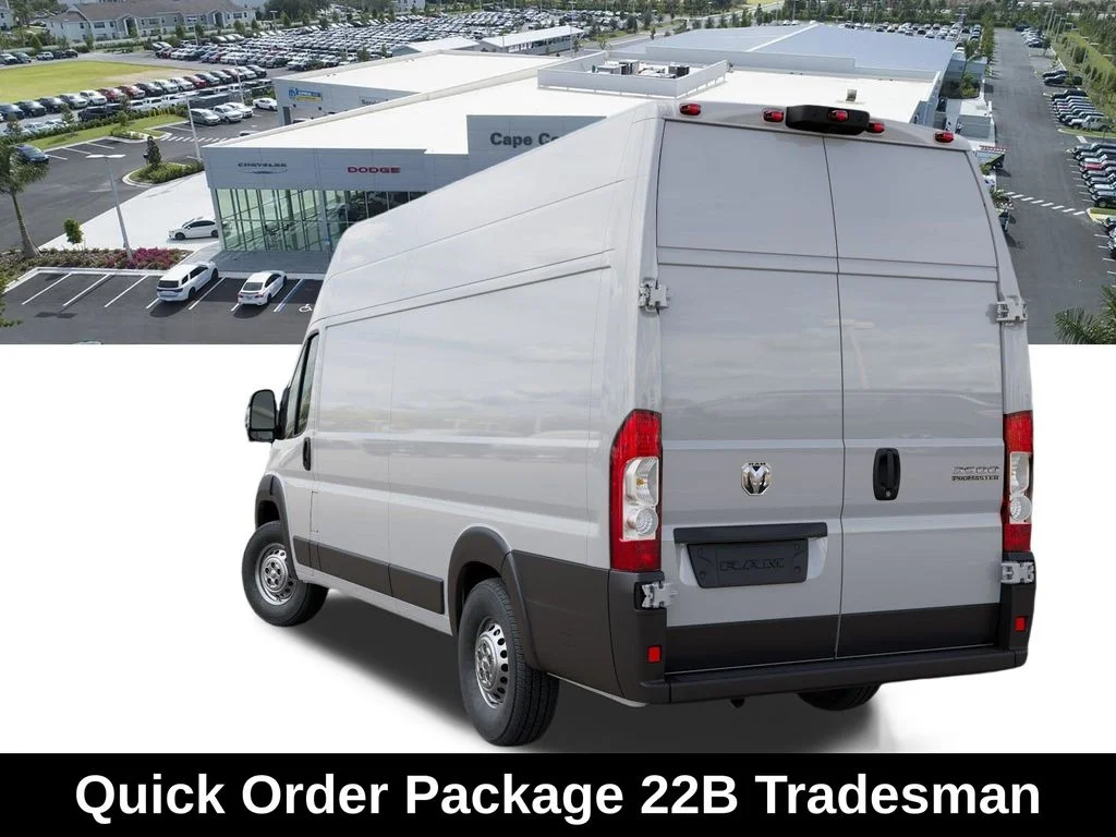 New 2026 Bright White Clear-Coat Exterior Paint RAM Tradesman image 3