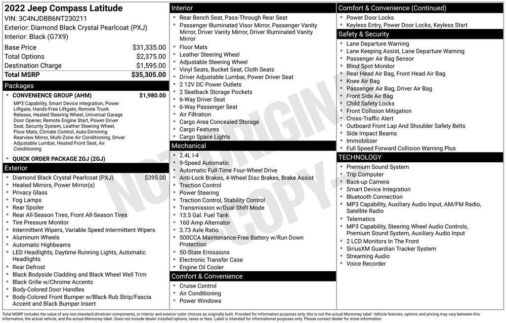 Used 2022 Black Jeep Latitude image 6