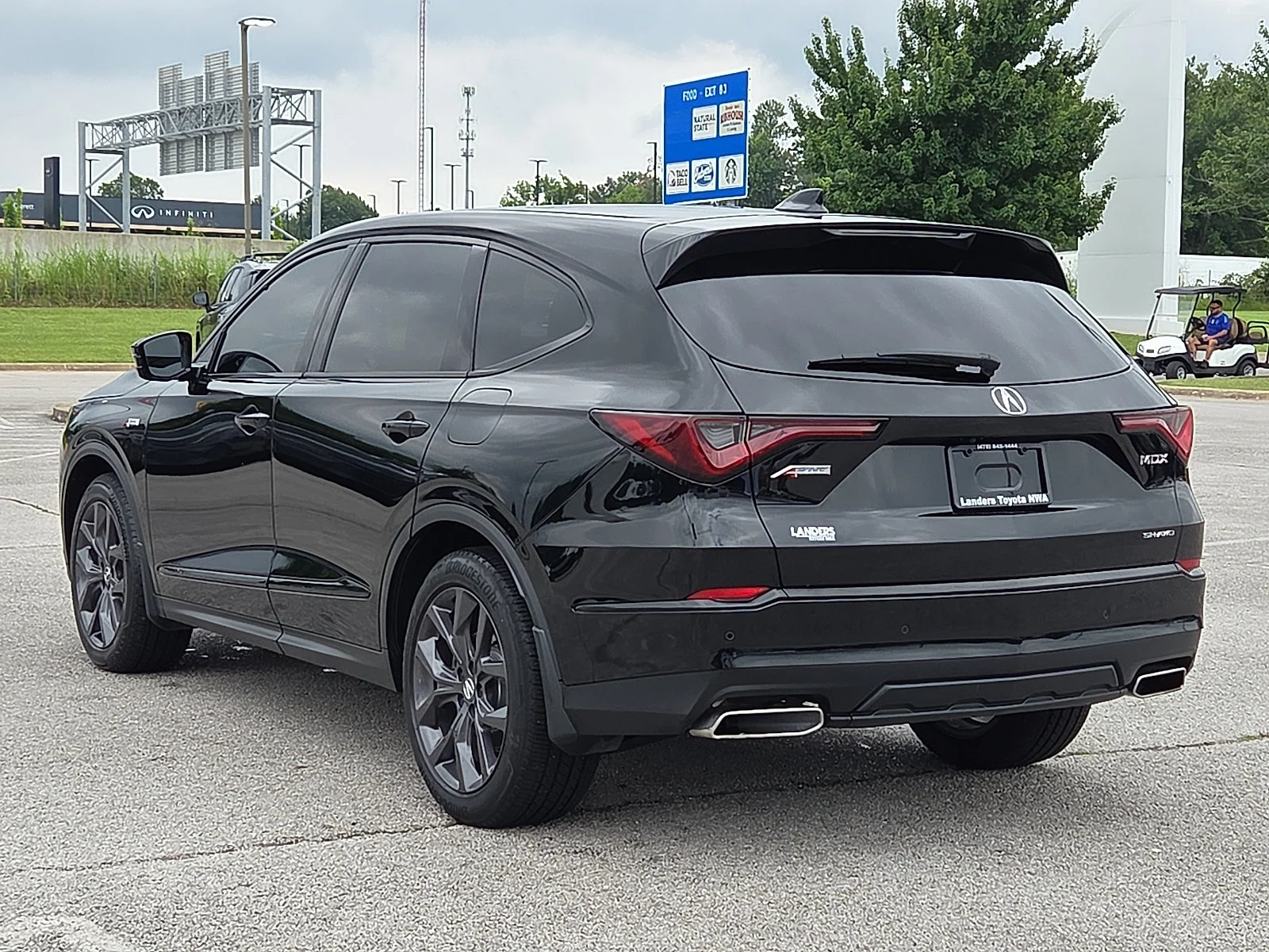 Used 2024 Majestic Black Pearl Acura w/A-Spec Package image 4
