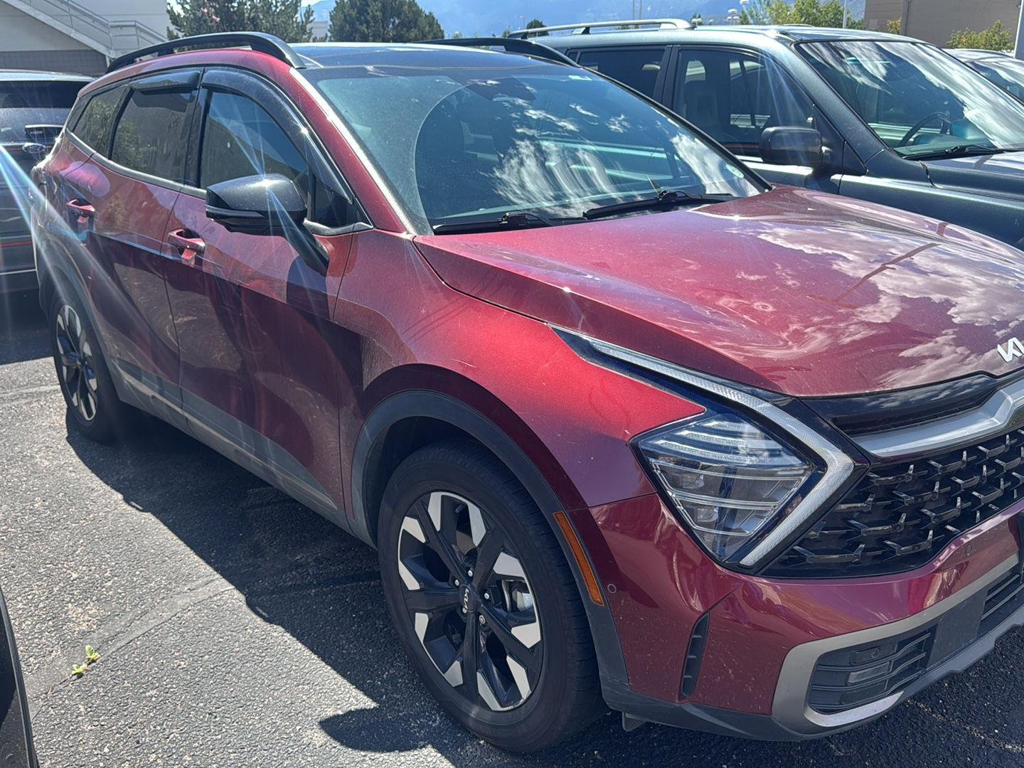 Used 2023 Dawning Red KIA X-LINE PRESTIGE image 3
