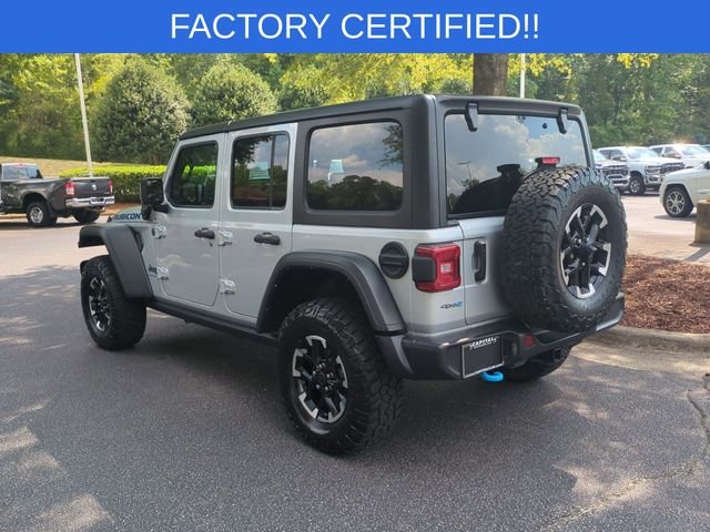 Used 2024 Silver Jeep Rubicon 4xe image 3