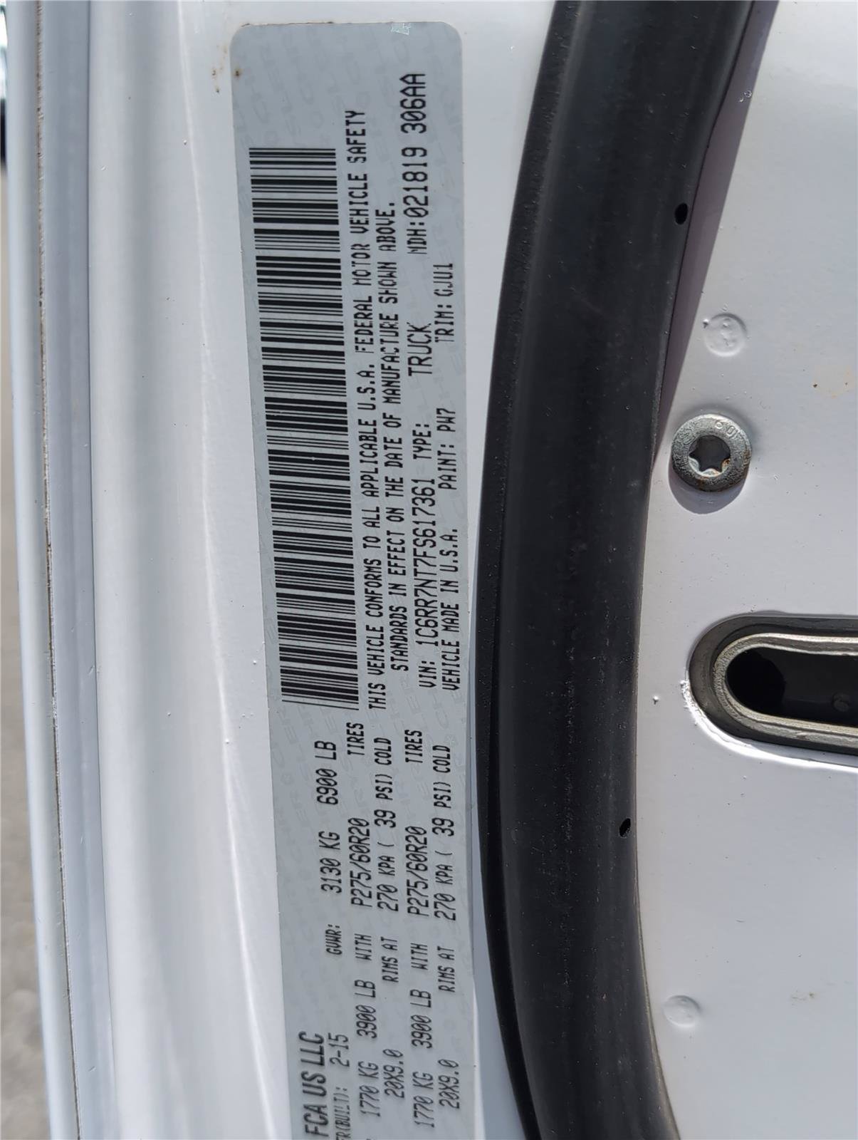 Used 2015 Bright White Clearcoat Ram Laramie image 12