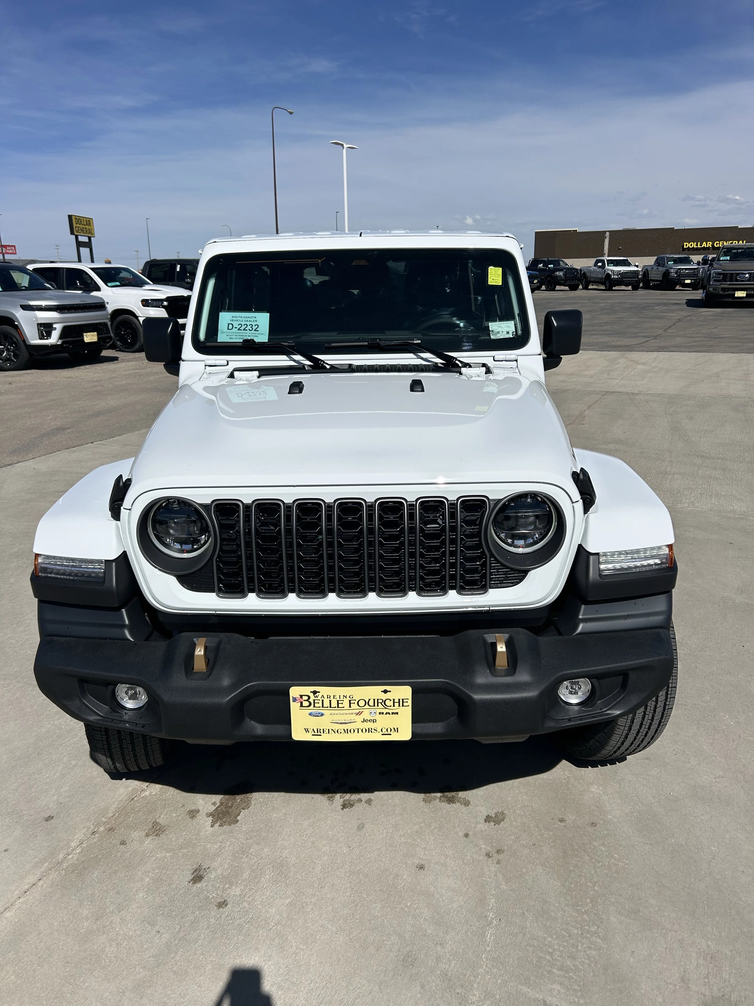 New 2026 Bright White Clear-Coat Exterior Paint Jeep 85th Anniversary image 2