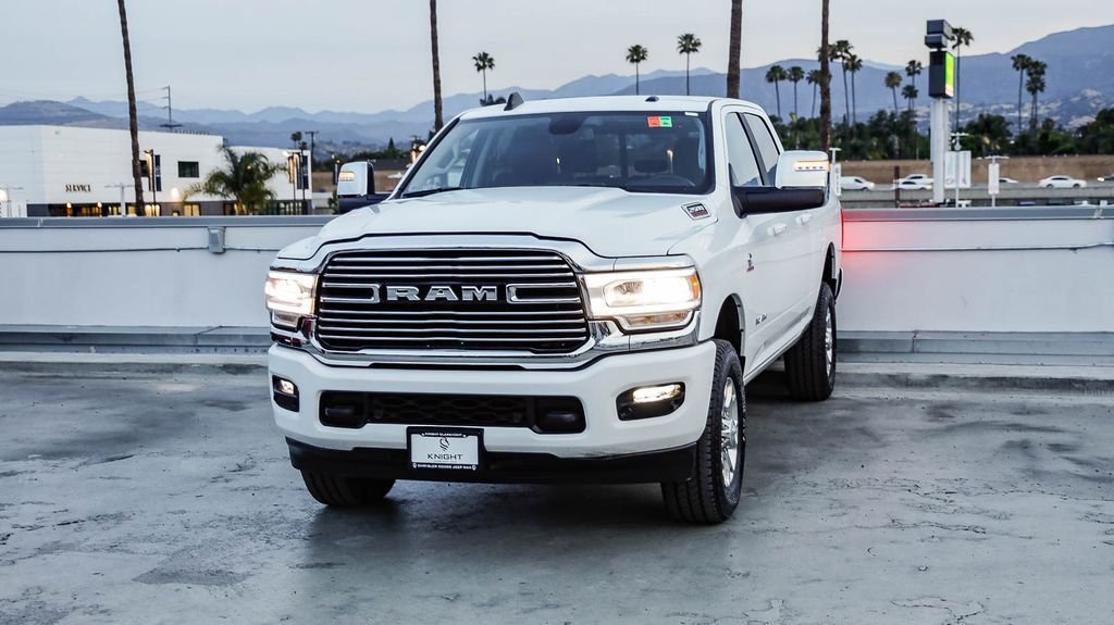 Used 2024 Bright White Clearcoat Ram Laramie image 4
