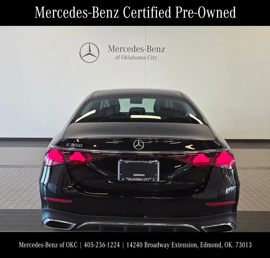 Certified Used 2025 Black Mercedes-Benz E 350 image 7