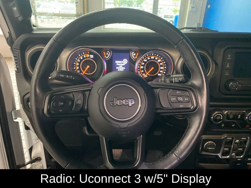 Used 2020 White Jeep Unlimited Sport S image 5