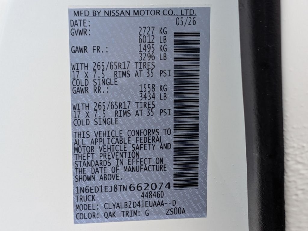 New 2026 Glacier White Nissan Crew Cab SV image 28