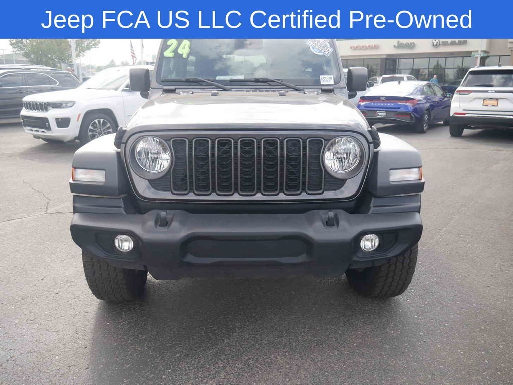 Certified Used 2024 Gray Jeep Sport S image 3