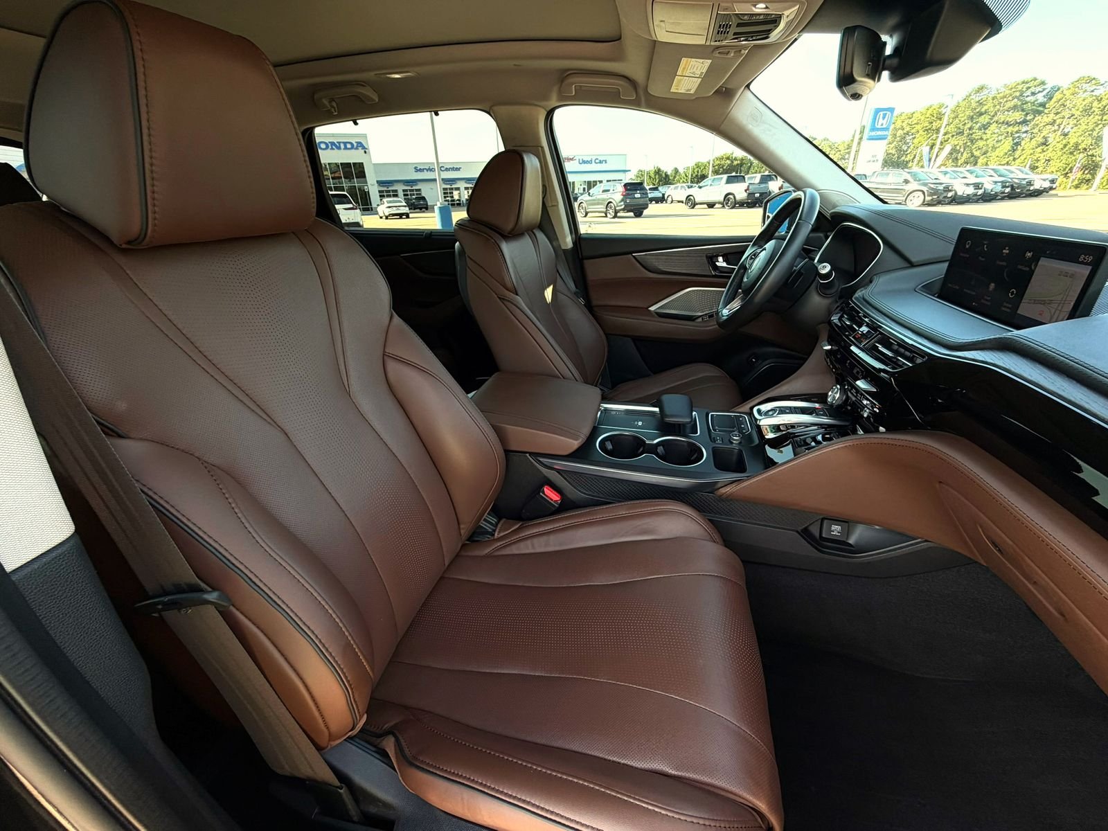 Used 2024 Majestic Black Pearl Acura Advance image 13
