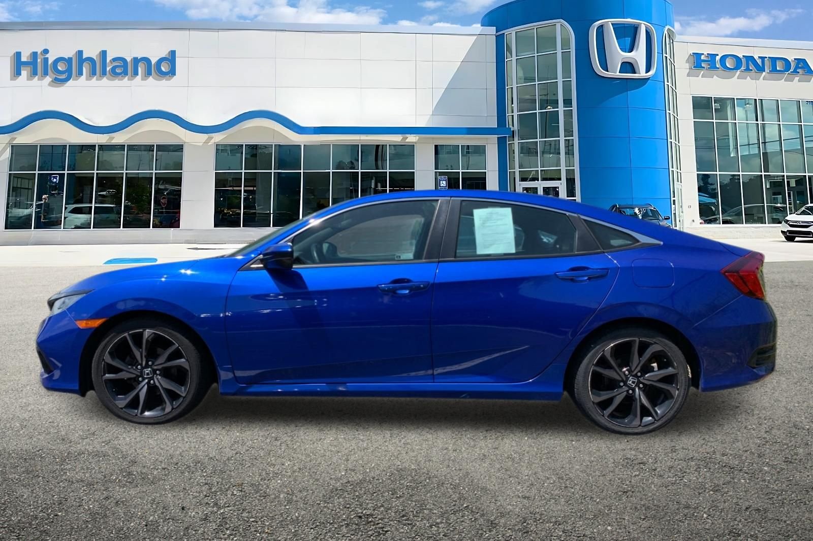 Certified Used 2019 Blue Honda Sport image 2