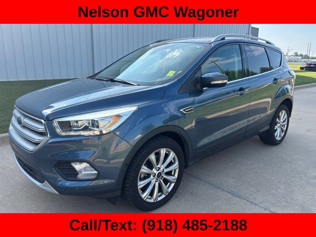 Used 2018 Blue Ford Titanium image 1