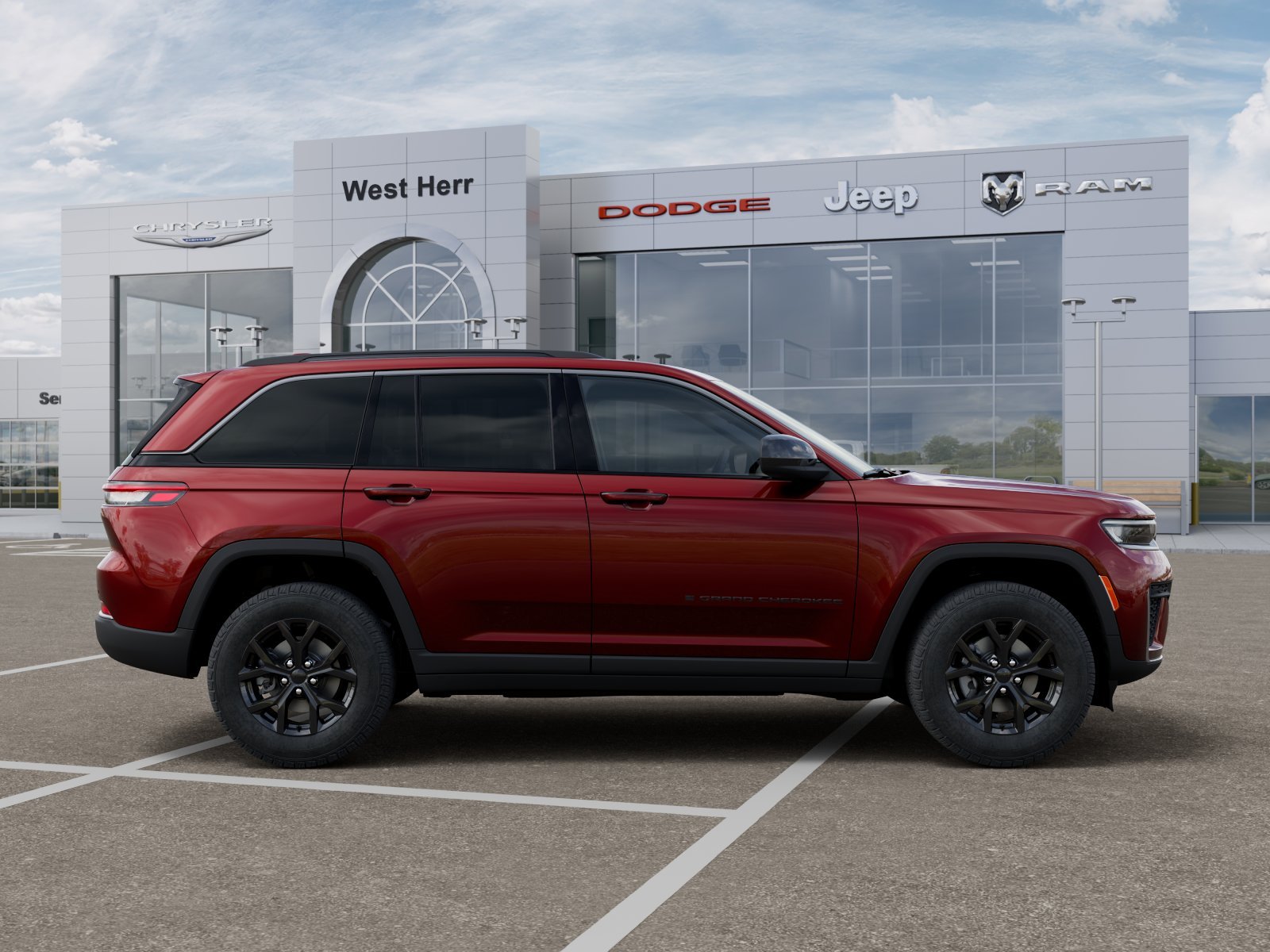 New 2026 Velvet Red Pearl-Coat Exterior Paint Jeep Laredo Altitude image 47