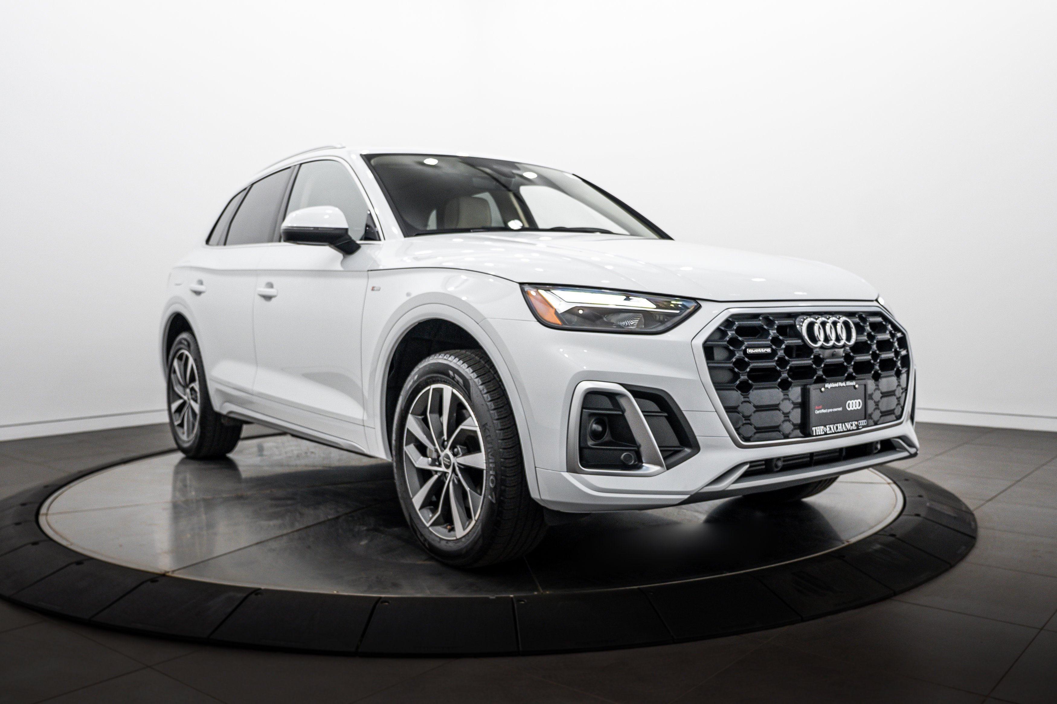 Certified Used 2024 Glacier White Metallic Audi S line Premium Plus image 2