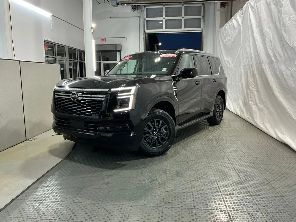 Certified Used 2025 Super Black Nissan SV image 2
