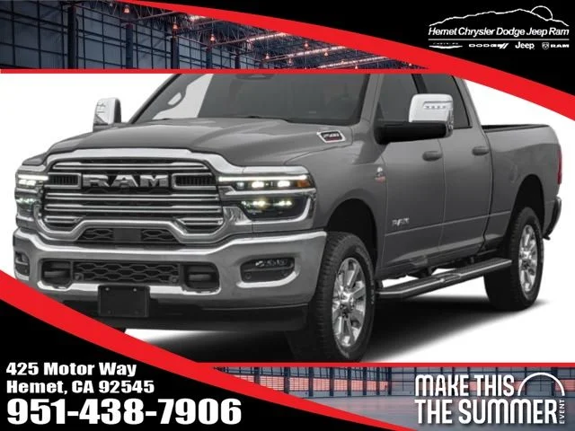 New 2027 Ceramic Gray Clearcoat RAM Laramie Night Edition image 1