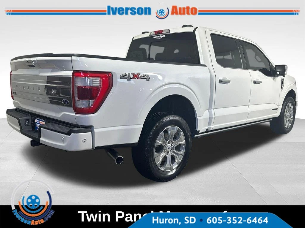 Used 2022 Star White Metallic Tri-Coat Ford Platinum image 12