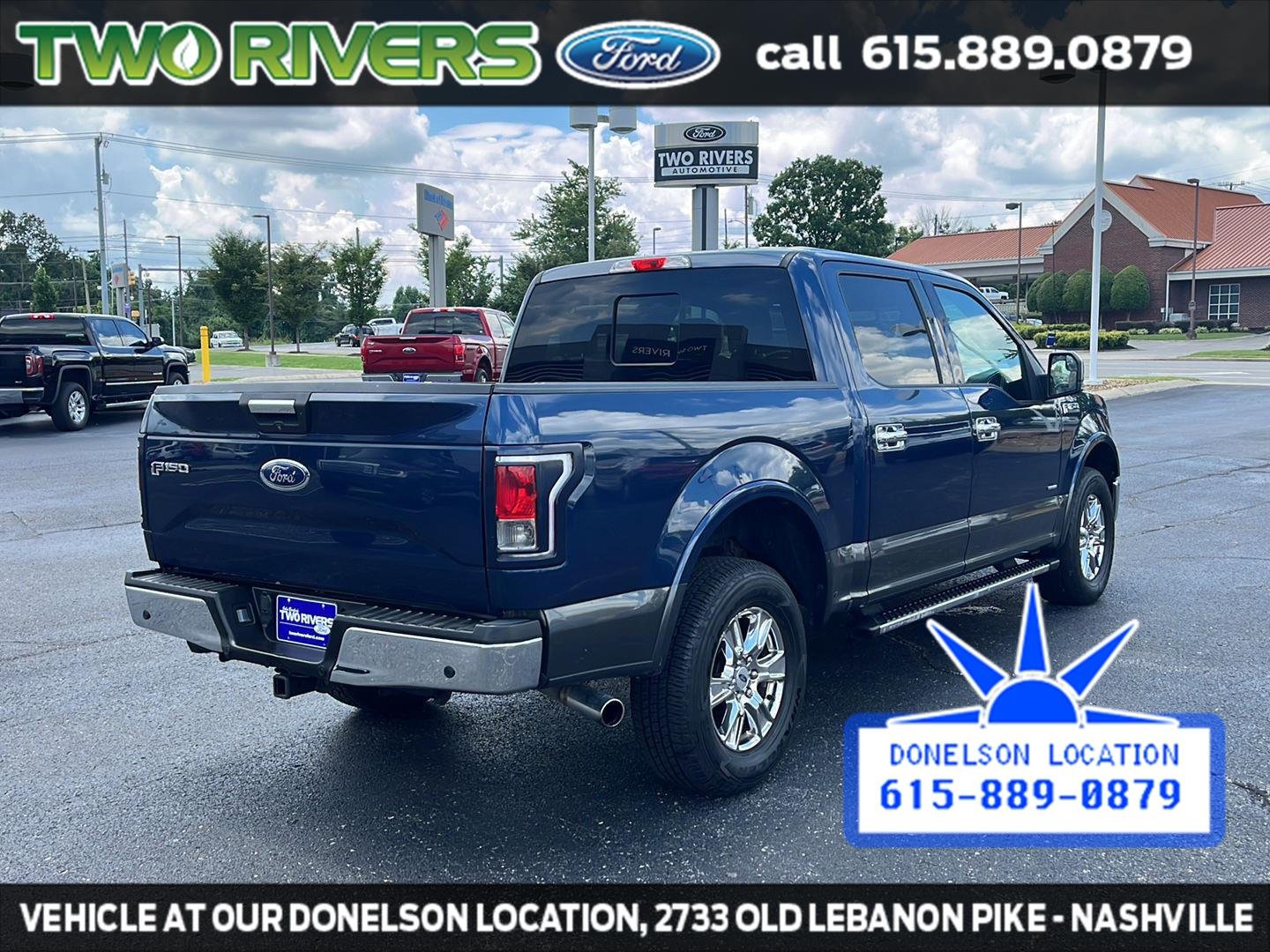 Used 2016 Blue Jeans Metallic Ford XLT image 11