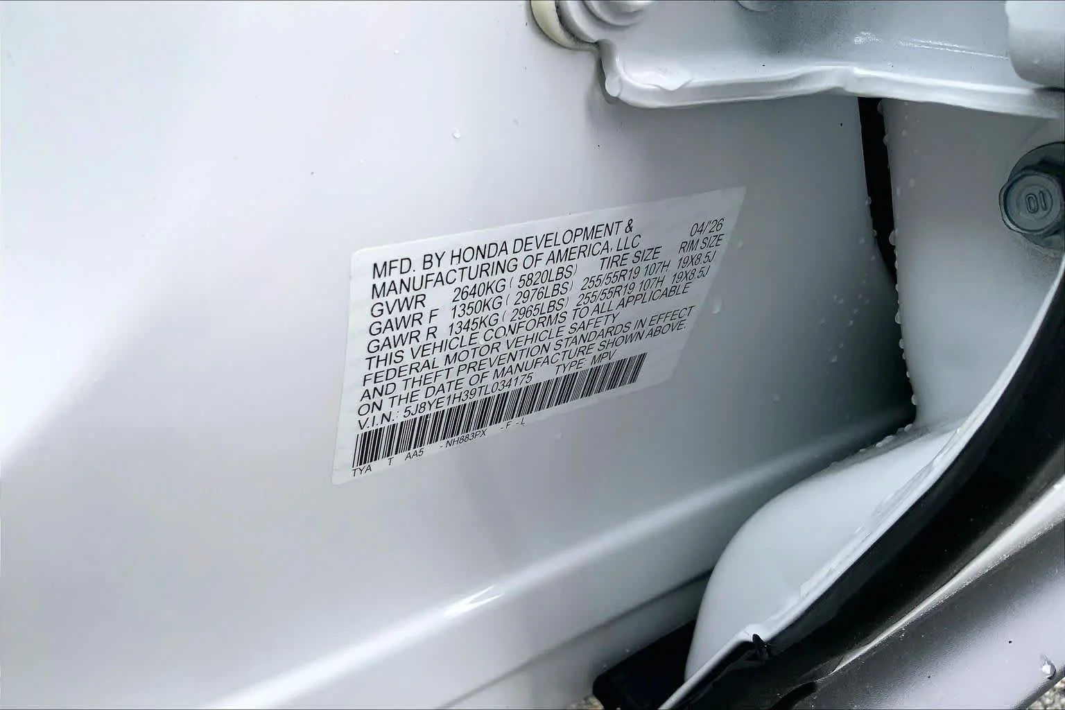 New 2026 Platinum White Pearl Acura BASE image 13