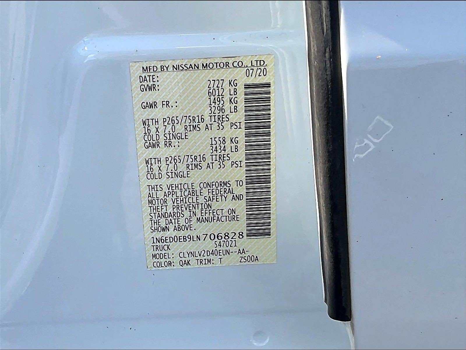 Certified Used 2020 White Nissan PRO-4X image 22