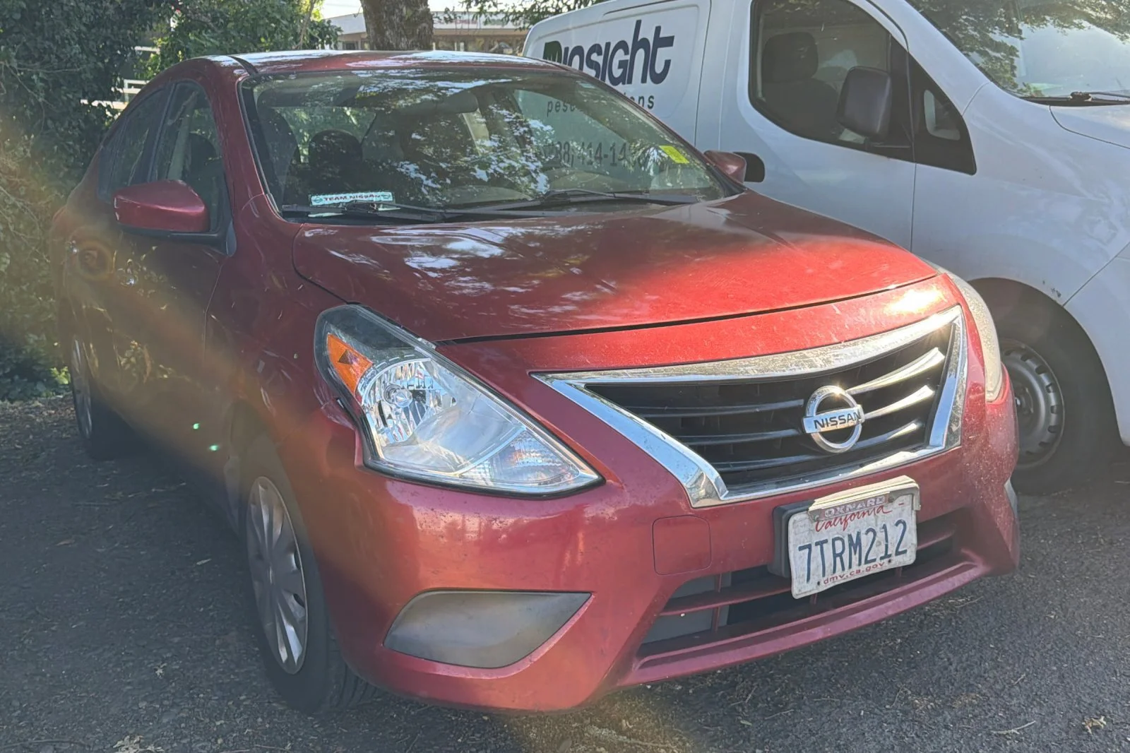 Used 2017 Cayenne Red Nissan SV image 2