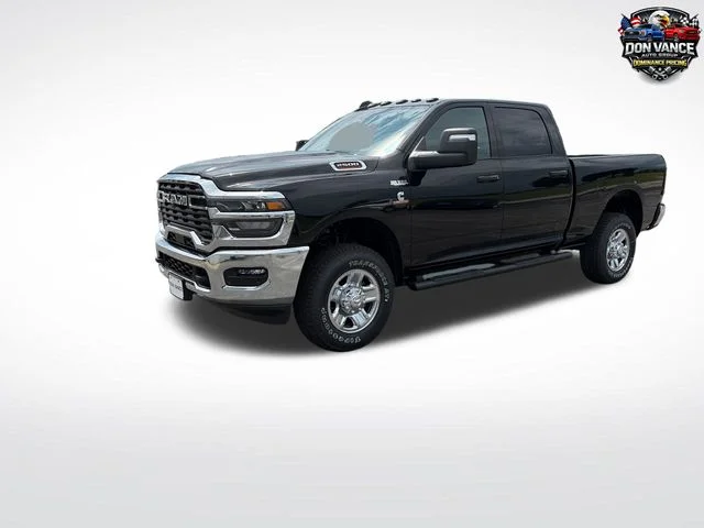New 2026 Diamond Black Crystal Pearl-Coat Exterior Paint RAM Tradesman image 1