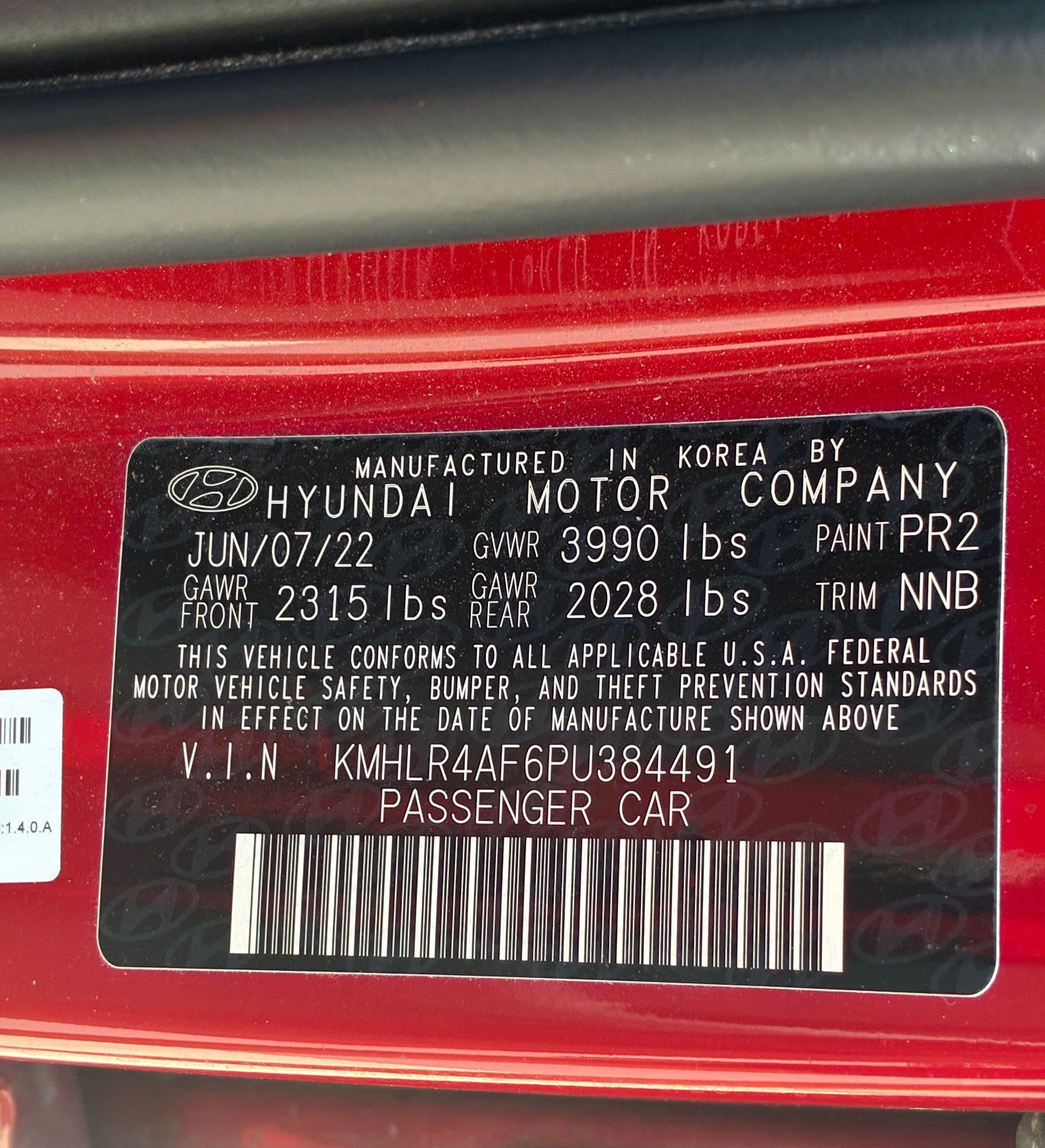 Used 2023 Scarlet Red Pearl Hyundai N Line image 33