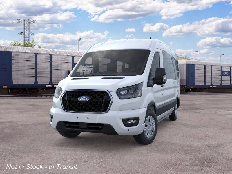 New 2026 White Ford XLT Passenger Van image 3