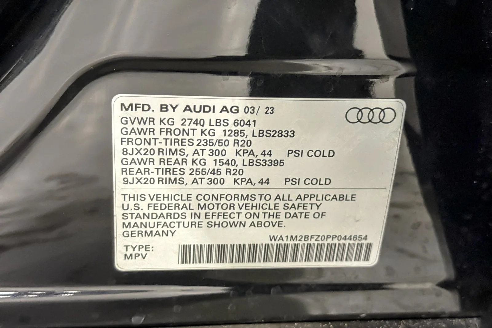 Certified Used 2023 Mythos Black Metallic Audi Prestige 50 quattro image 27