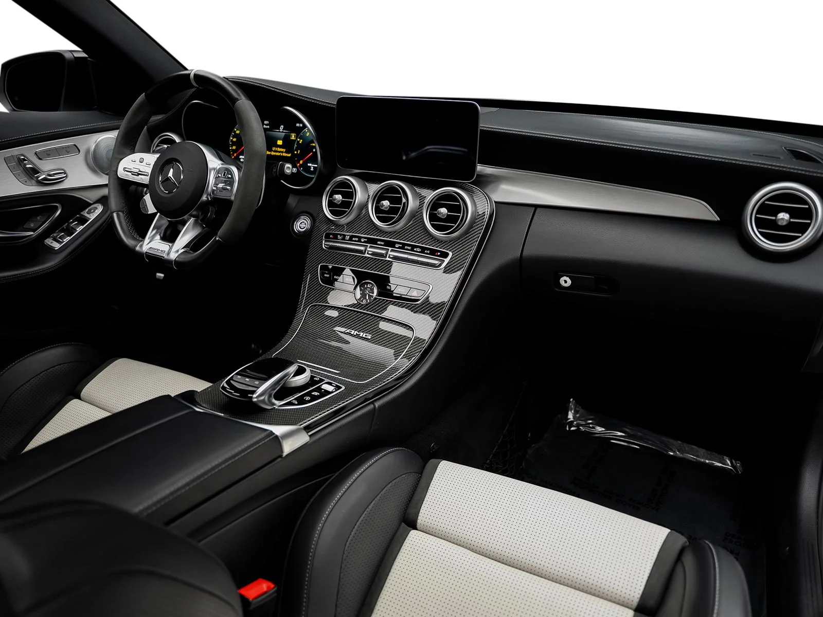 Used 2021 White Mercedes-Benz C 63 S AMG® image 61