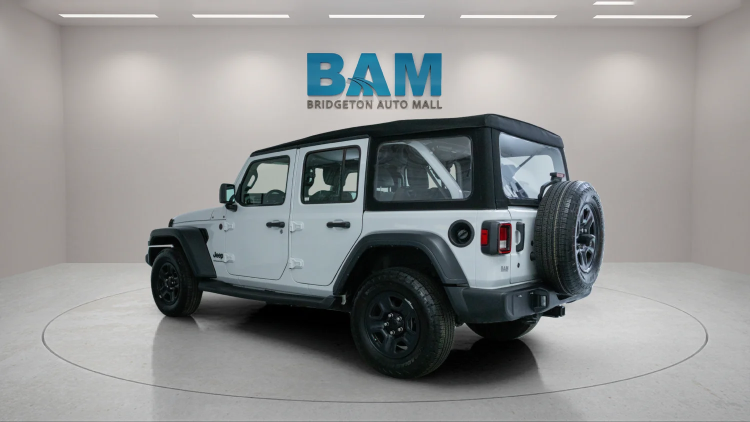 Used 2024 White Jeep 4-Door Sport 4x4 image 5