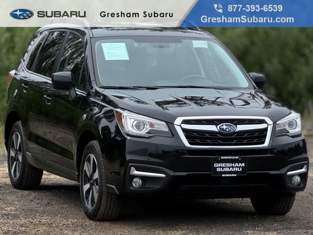 Used 2018 Crystal Black Silica Subaru 2.5i Limited image 1