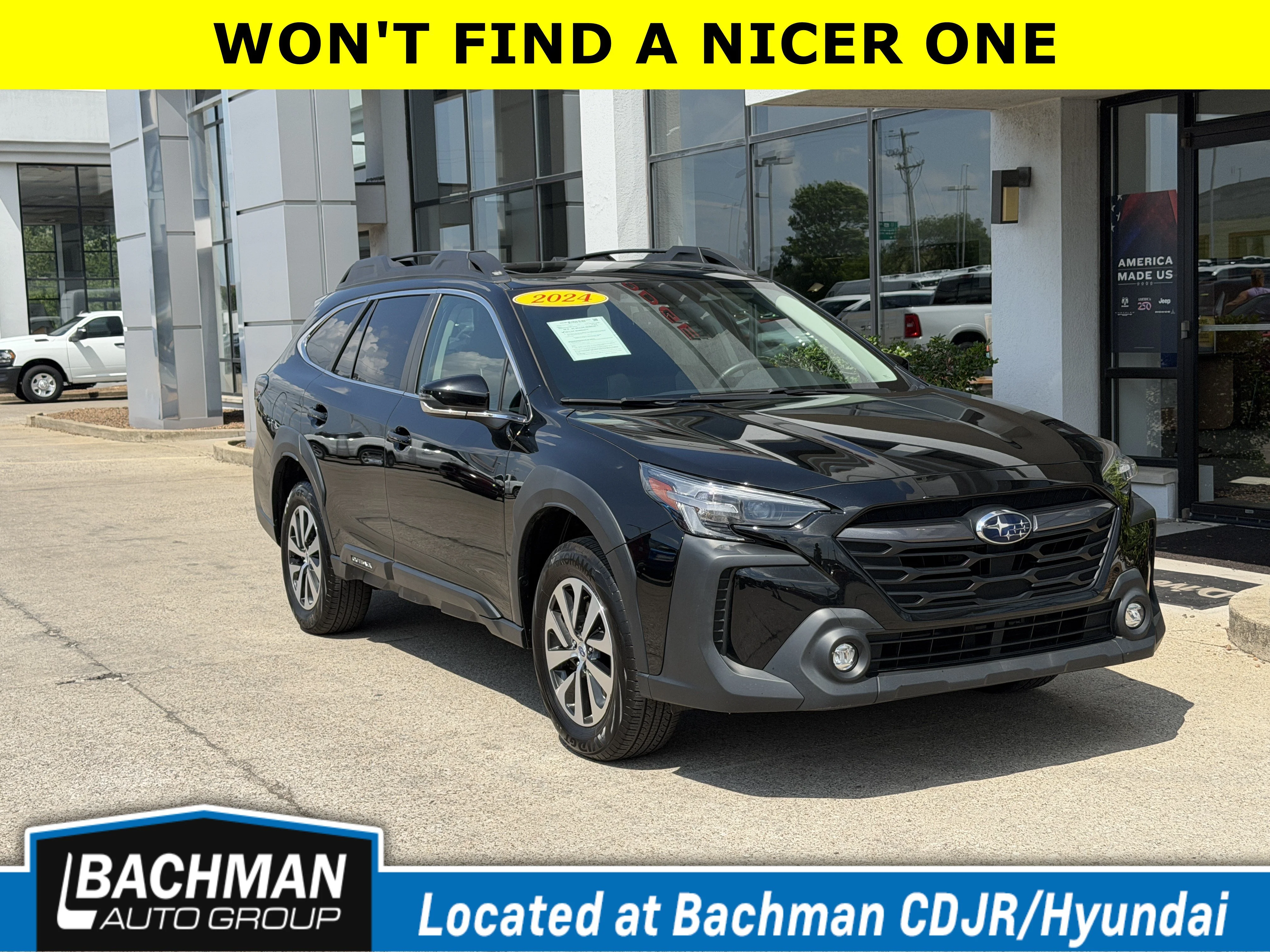 Used 2024 Crystal Black Silica Subaru Premium image 1