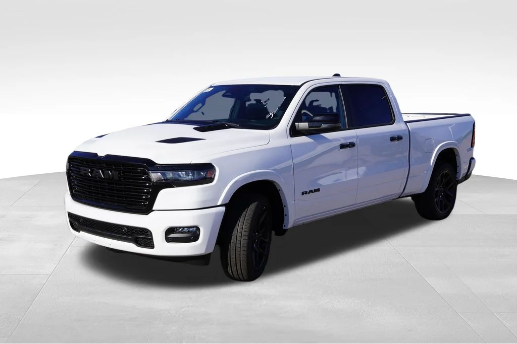 New 2026 Bright White Clear-Coat Exterior Paint RAM Laramie image 7
