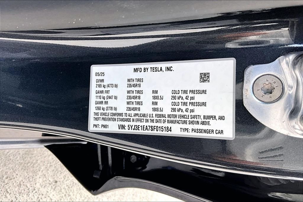 Used 2025 Stealth Gray Tesla Long Range image 17