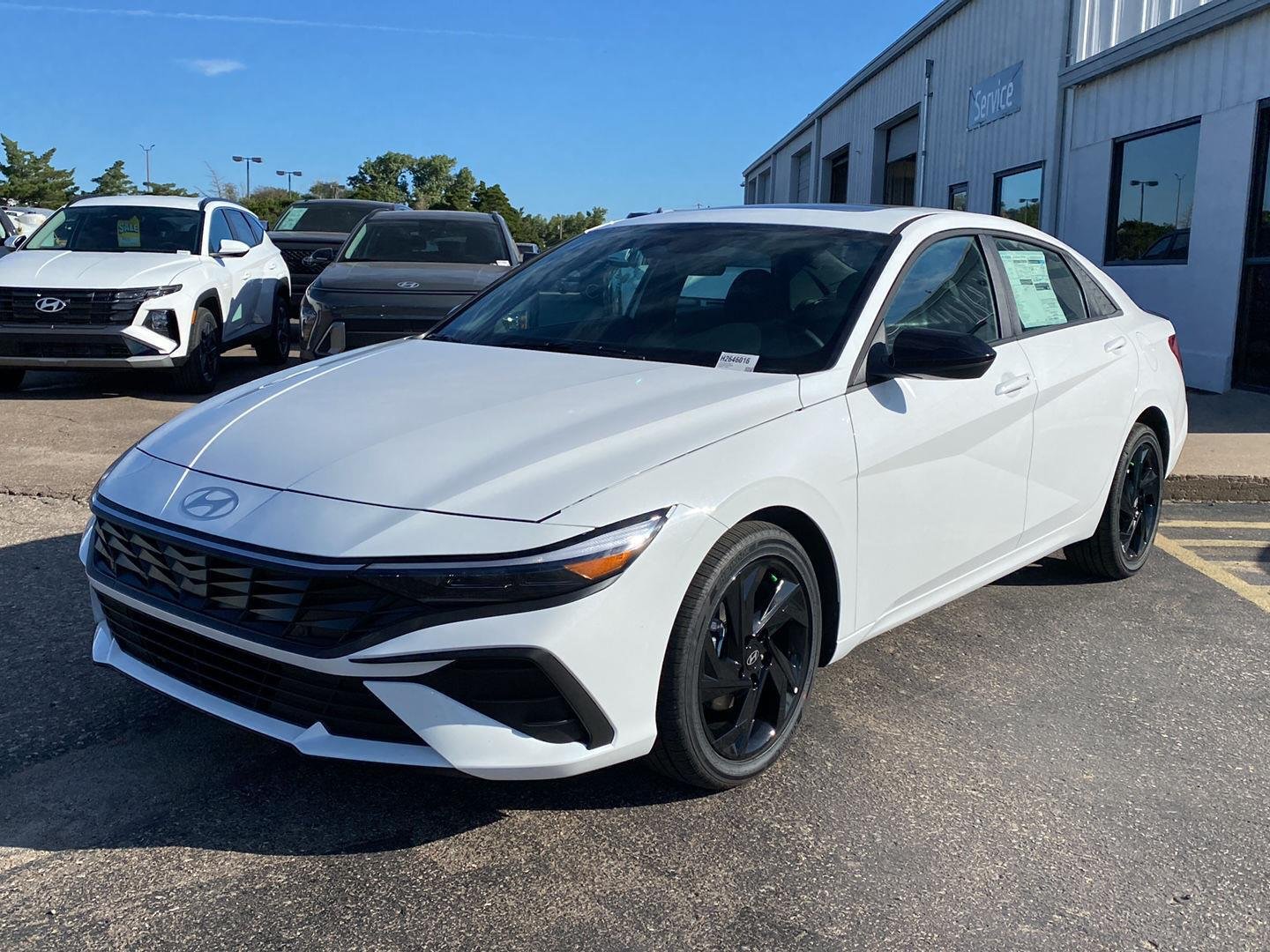 New 2026 Serenity White Hyundai SEL Sport Plus image 1